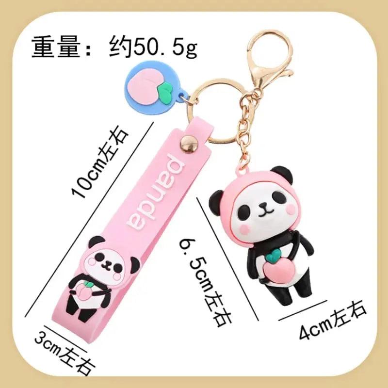 ADORABLE PANDA KEYCHAIN SPARKLES