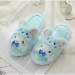 BEAUTIFUL FURY PLUSH SLIPPERS FOR WINTER SPARKLES