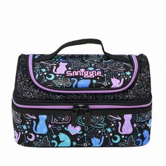 SMIGGLE BLACK CAT LUNCH BAG SPARKLES