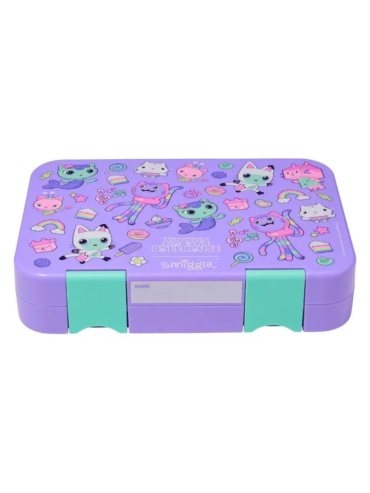 SMIGGLE GABBY'S DOLLHOUSE BENTO LUNCH BOX SPARKLES