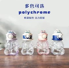 ROBOTIC ASTRONAUT WATER BOTTLE SPARKLES