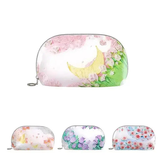 FLORAL TOILETRY BAG SPARKLES