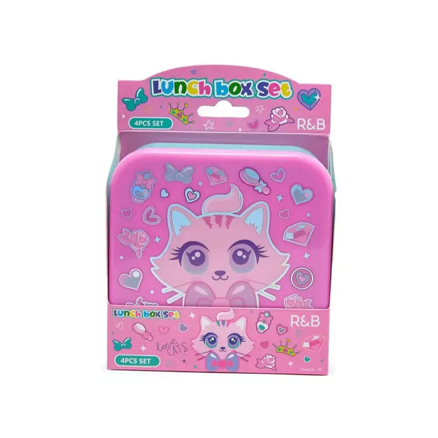 TRENDING 4 PC LUNCH BOX SET SPARKLES