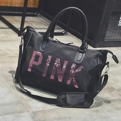 P I N K TRAVEL BAG SPARKLES