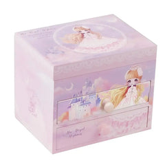 DANCING BALLERINA WOODEN JEWELLERY VANITY SPARKLES