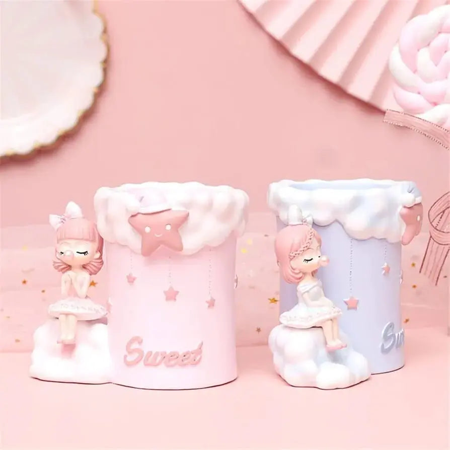 CERAMIC FAIRY HOLDER SPARKLES