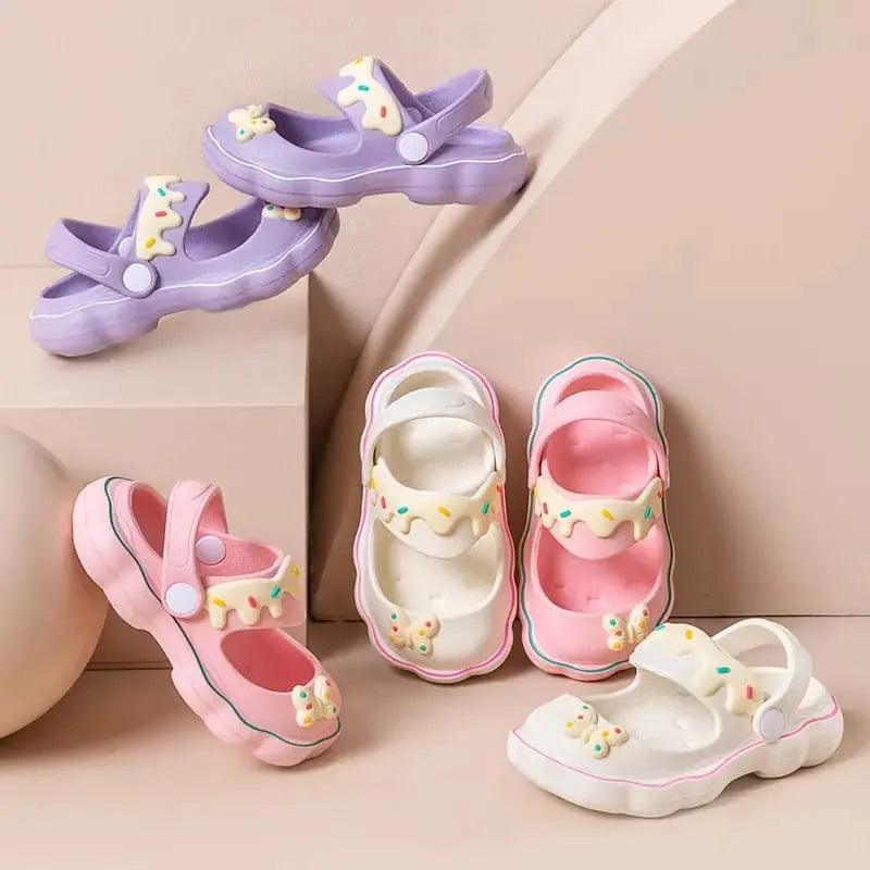 TRENDING FROSTED BOW CROCS SPARKLES