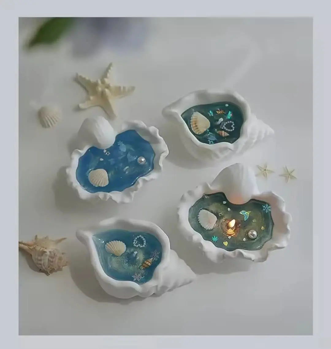 OCEAN THEMED SCENTED CANDLE SPARKLES