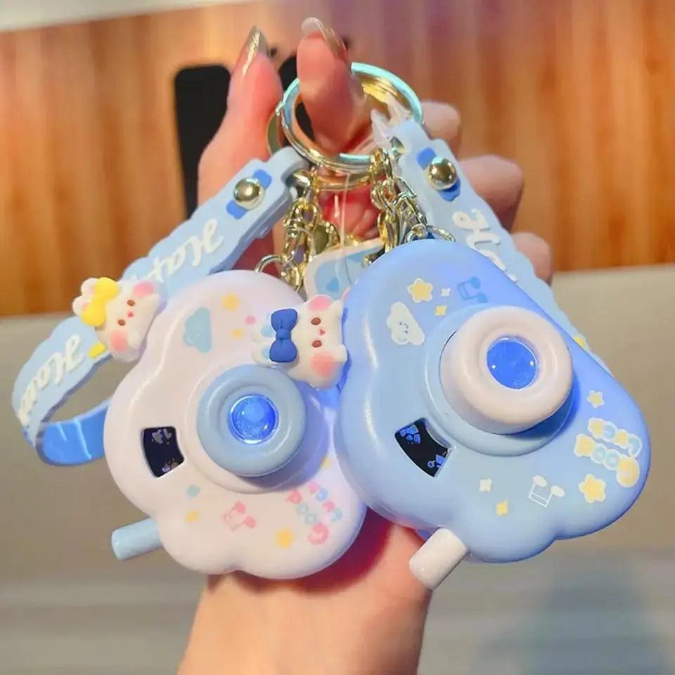 ADORABLE PROJECTOR CAMERA KEYCHAIN SPARKLES