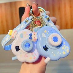 ADORABLE PROJECTOR CAMERA KEYCHAIN SPARKLES