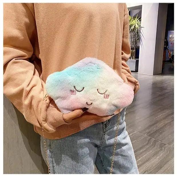 FLUFFY CLOUD BAG SPARKLES