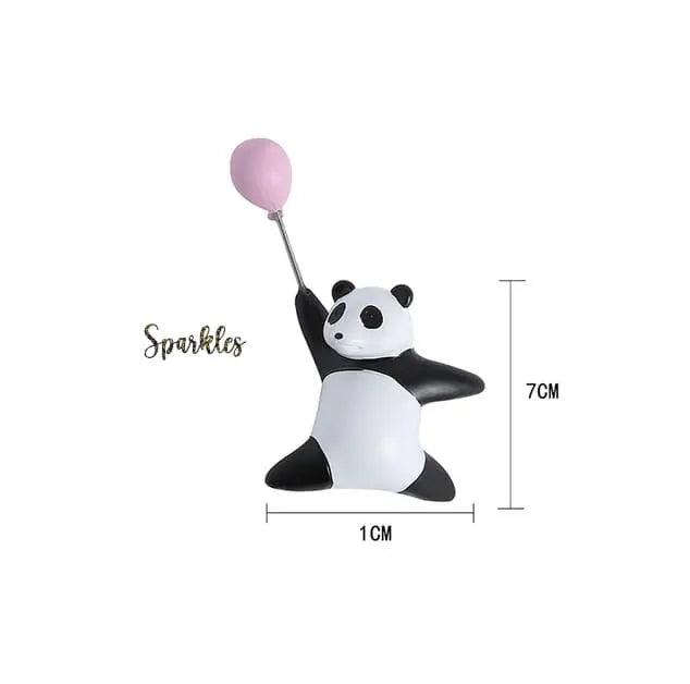 PANDA REFRIGERATOR MAGNET SPARKLES