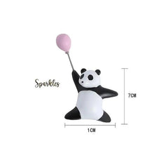 PANDA REFRIGERATOR MAGNET SPARKLES
