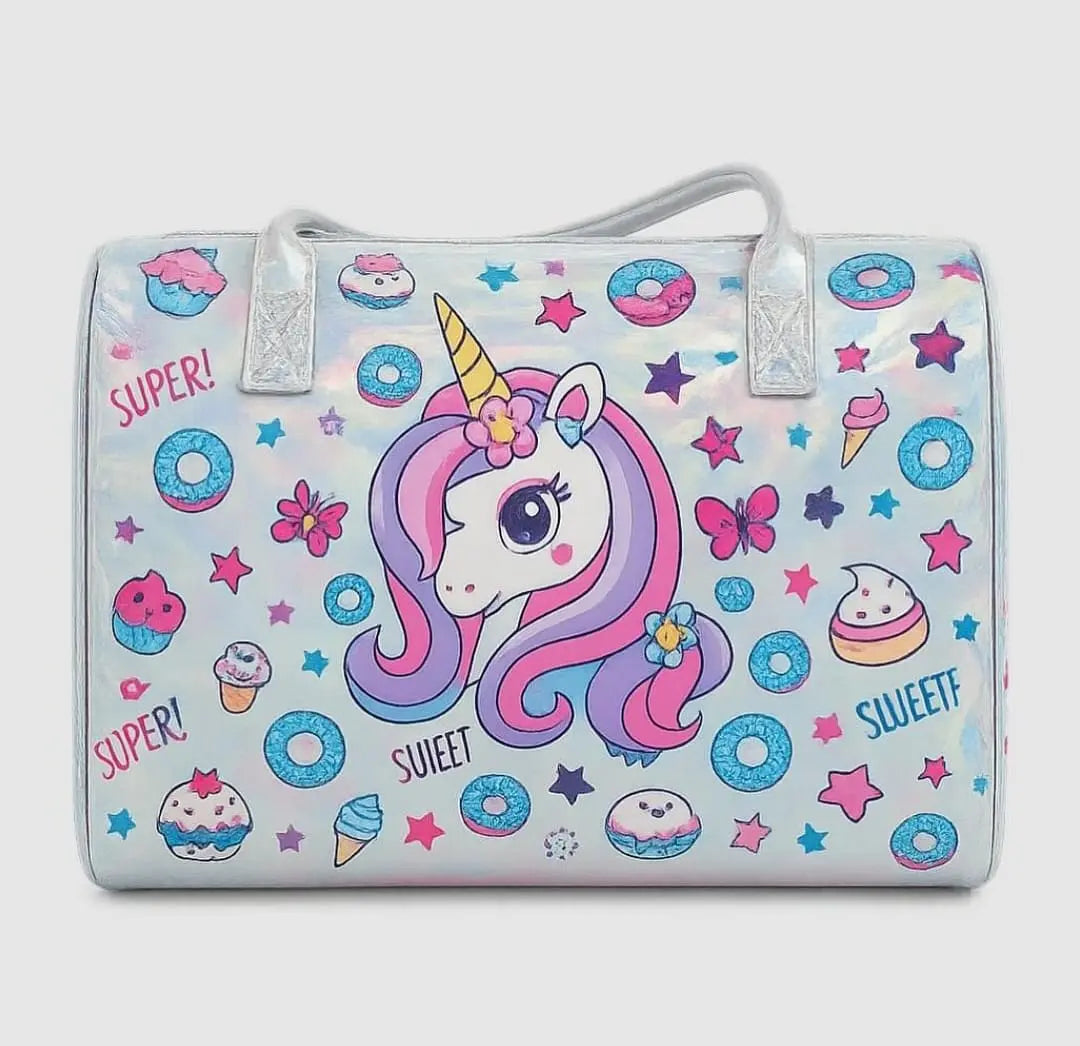 CUTE HOLOGRAPHIC DUFFEL BAG SPARKLES
