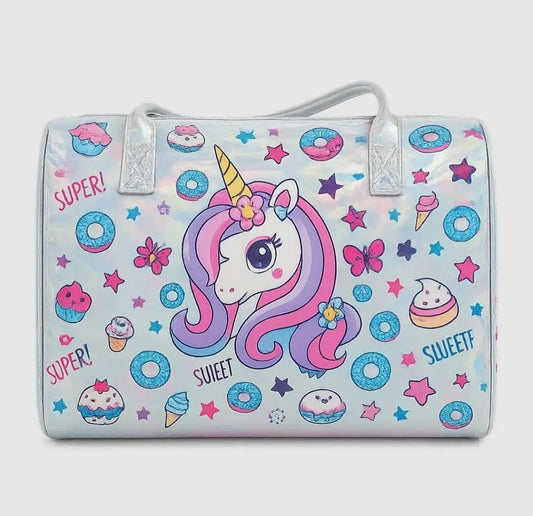 CUTE HOLOGRAPHIC DUFFEL BAG SPARKLES