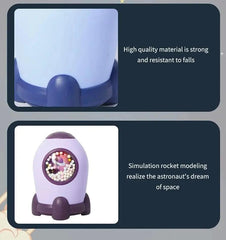 ROCKET PIGGY BANK SPARKLES