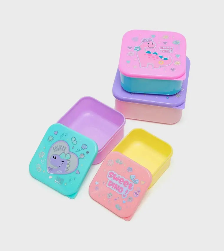 TRENDING 4 PC LUNCH BOX SET SPARKLES