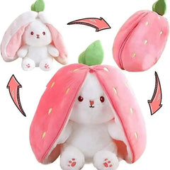 SUPPER SOFT STRAWBERRY RABBIT SOFT TOY SPARKLES