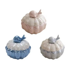 CERAMIC JEWELRY TRINKET BOX SPARKLES