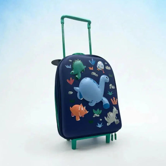 DINOSAUR WORLD TRAVEL TROLLEY BAG - Sparkles