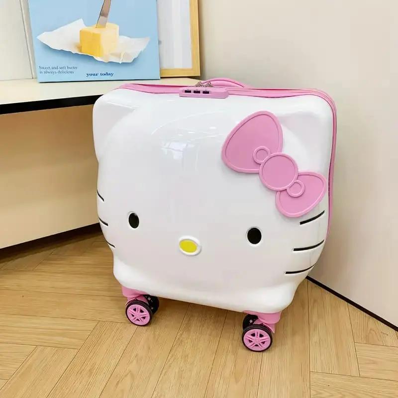 HELLO KITTY TRAVEL TROLLEY SET SPARKLES