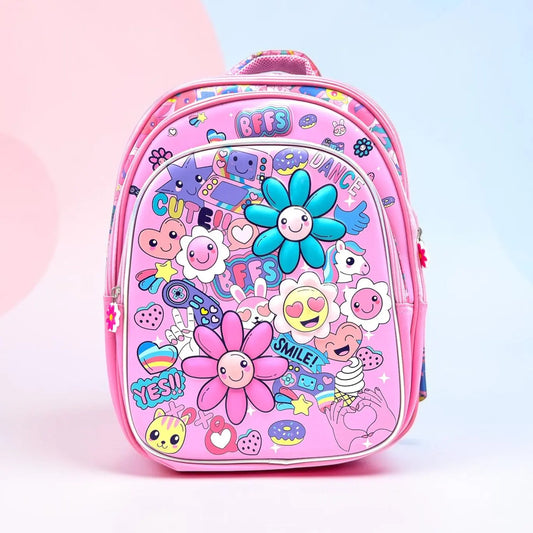 PINK FLORAL BACKPACK - Sparkles