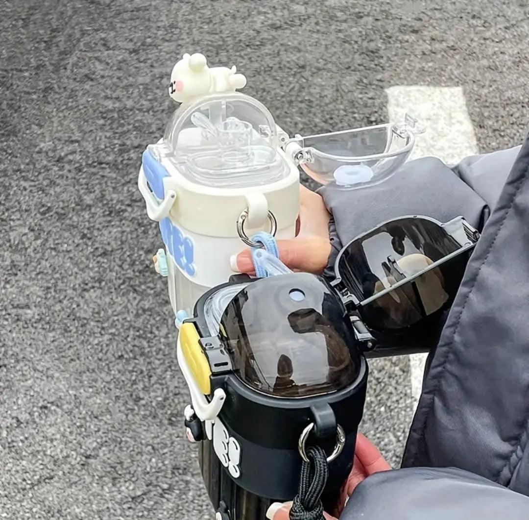 DUAL COMPARTMENT CUTE BOTTLE SPARKLES