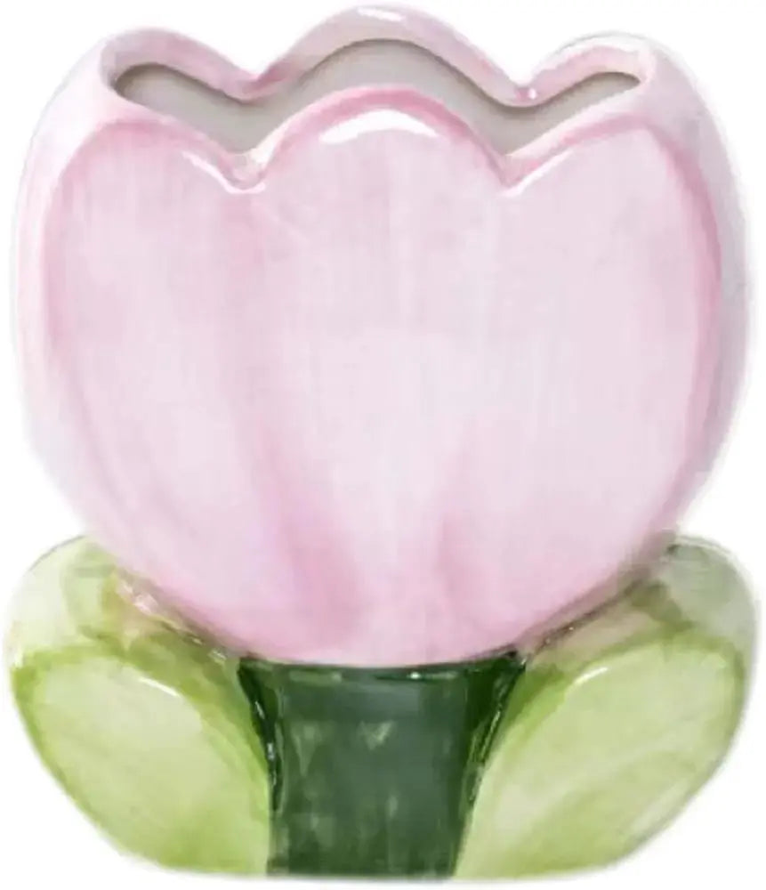 CERAMIC FLORAL HOLDER SPARKLES