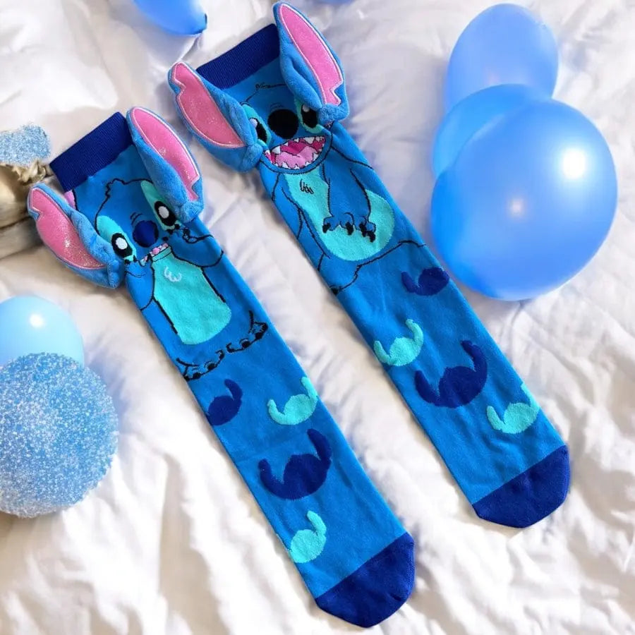 CUTE 3D SOCKS PAIR SPARKLES