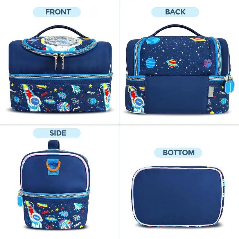 AESTHETIC ASTRONAUT DUAL COMPARTMENT LUNCH BAG SPARKLES