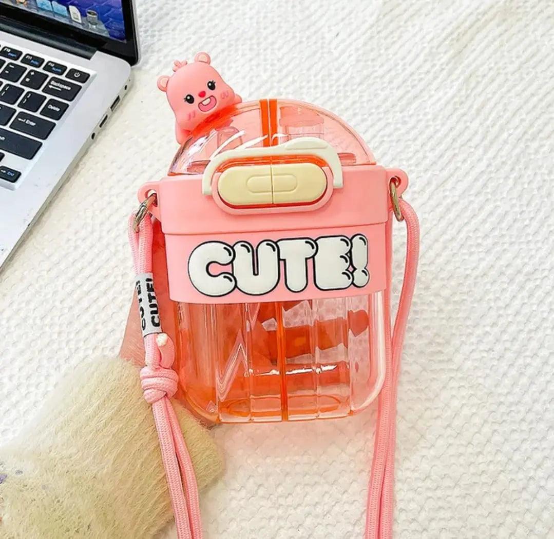 DUAL COMPARTMENT CUTE BOTTLE SPARKLES