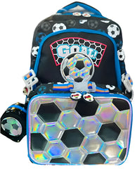COOL FOOTBALL BACKPACK SET Sparkles