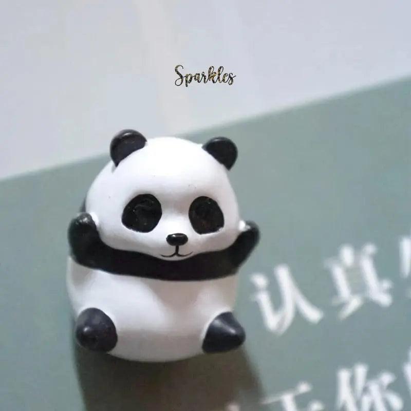 PANDA REFRIGERATOR MAGNET SPARKLES