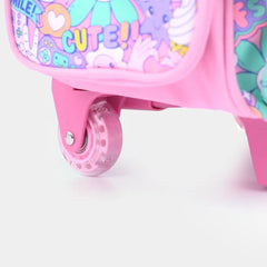 RADIANT TROLLEY BACKPACK WITH LIGHT UP WHEELS - Sparkles