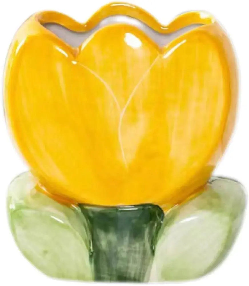 CERAMIC FLORAL HOLDER SPARKLES