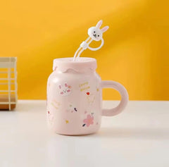 CERAMIC BUNNY MUG SPARKLES