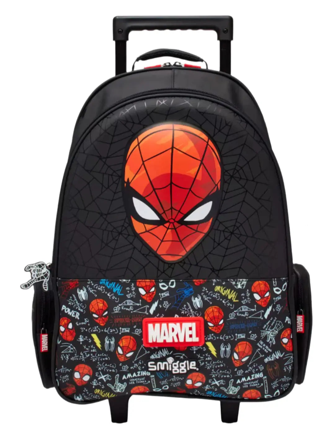 SMIGGLE SPIDER-MAN TROLLEY BAG SPARKLES