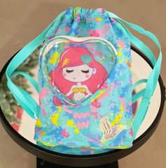 VEST WATERPPROOF DRAWSTRING BACKPACK SPARKLES