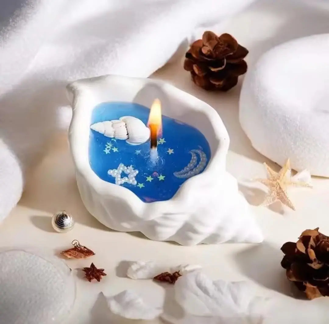 OCEAN THEMED SCENTED CANDLE SPARKLES