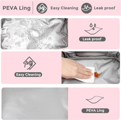 FOREVER GLITTER DUAL COMPARTMENT LUNCH BAG SPARKLES