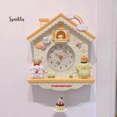 BEAUTIFUL HOUSE CLOCK SPARKLES