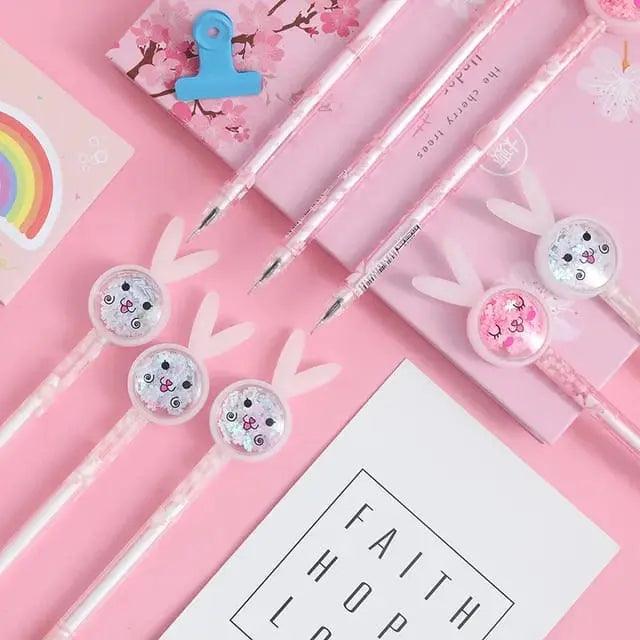CUTE BUNNY CONFETTI PEN SPARKLES