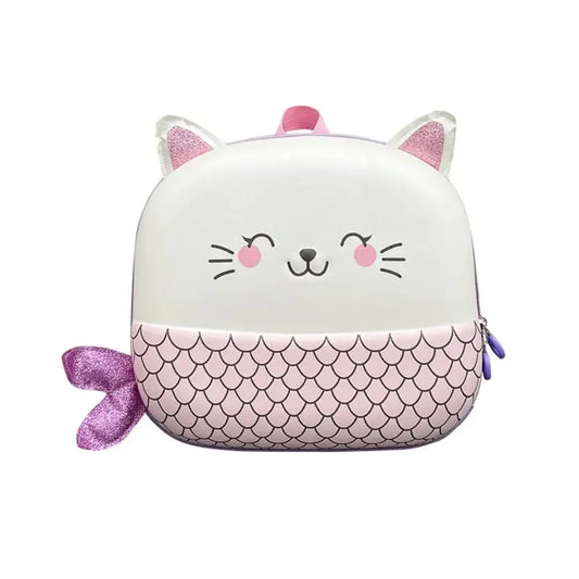 CUTE KITTY HARD SHELL BACKPACK SPARKLES