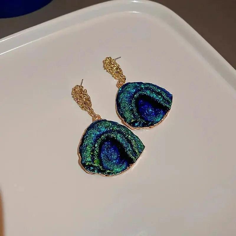 VOLCANIC ROCK EARRINGS SPARKLES