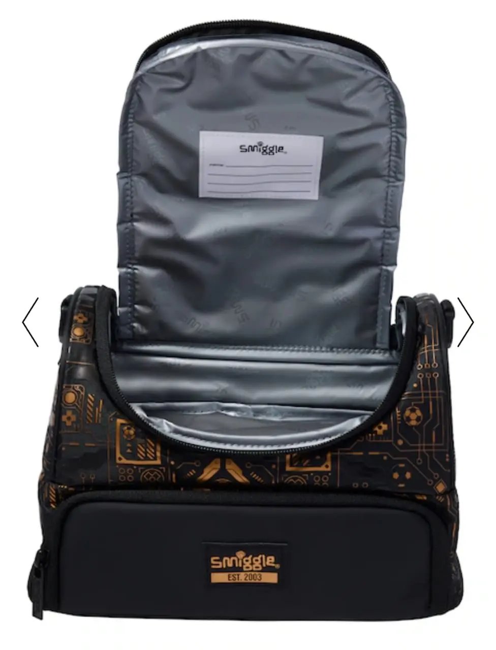 SMIGGLE LIVEWIRE DOUBLE DECKER LUNCH BAG SPARKLES