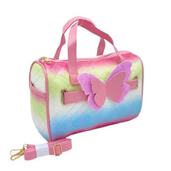 CUTE BUTTERFLY DUFFEL BAG SPARKLES