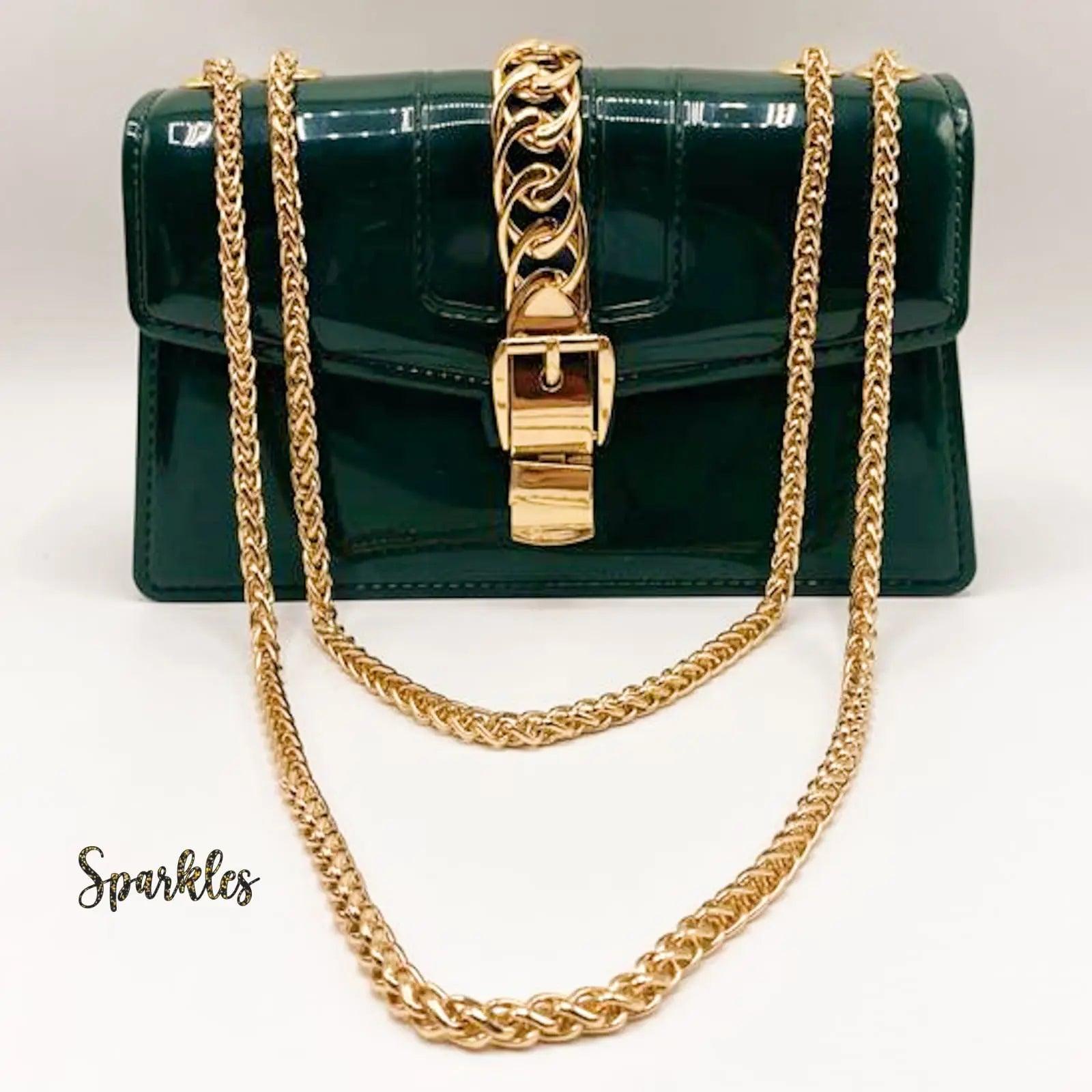 CLASSY SOLID BAG SPARKLES