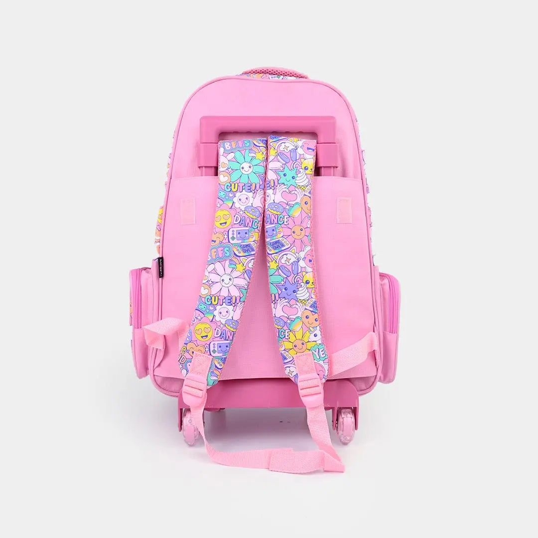 RADIANT TROLLEY BACKPACK WITH LIGHT UP WHEELS - Sparkles
