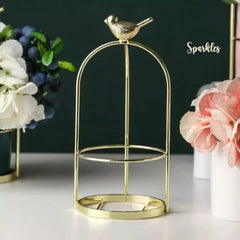 MODERN MARBLE CERAMIC SPARROW PLANTER SPARKLES