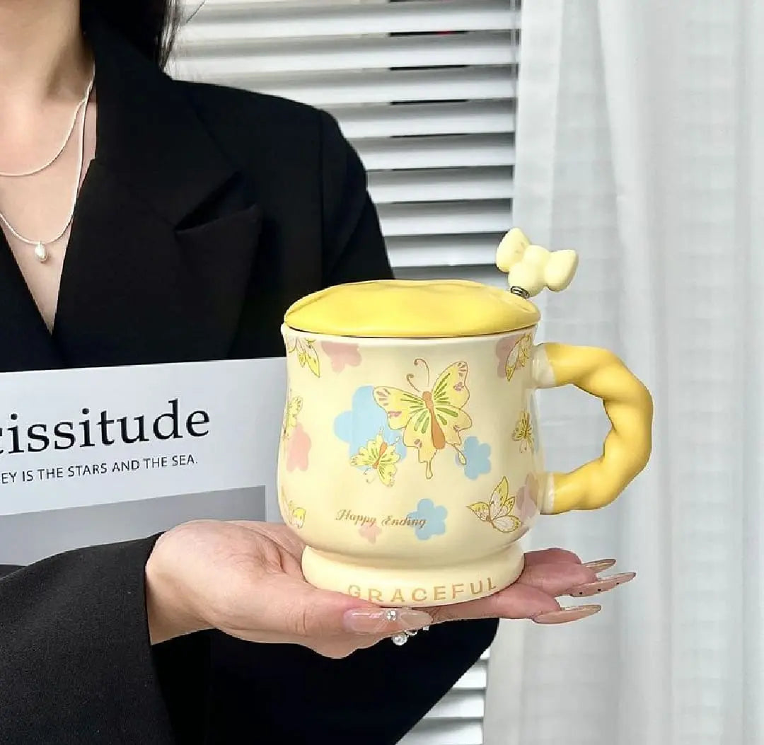 GRACEFUL BUTTERFLY MUG SPARKLES